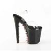 Pleaser - XTREME808PYRS Ankle strap sandal, Pole dance shoes - Transparent/Gold coloured Product image